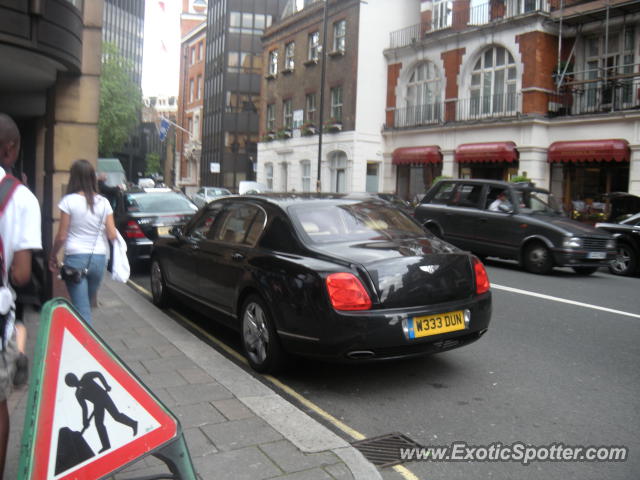 Bentley Continental spotted in London, United Kingdom