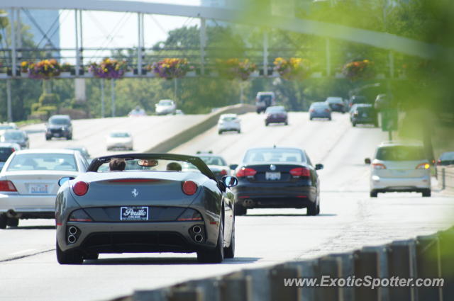 Ferrari California spotted in Chicago, Illinois