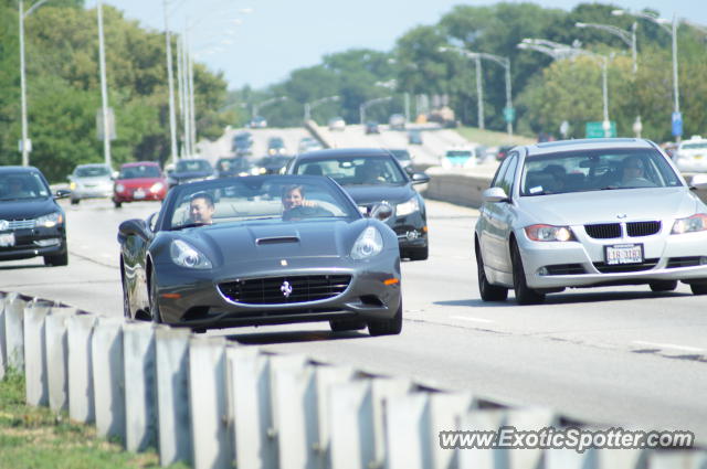 Ferrari California spotted in Chicago, Illinois