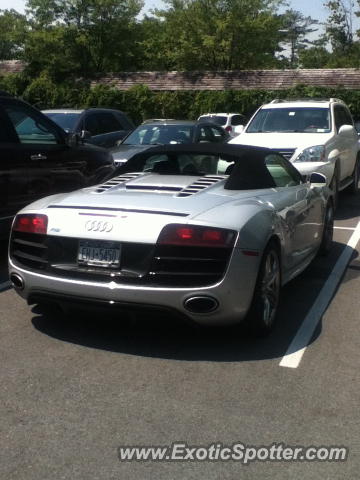 Audi R8 spotted in Lake George, New York