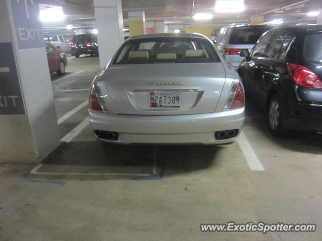 Maserati Quattroporte spotted in Washington DC, Washington