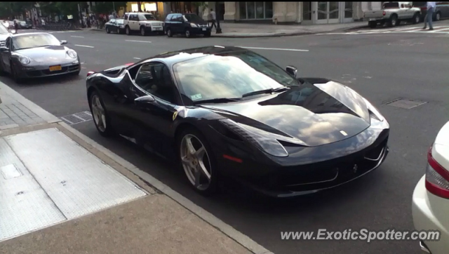 Ferrari 458 Italia spotted in Boston, Massachusetts