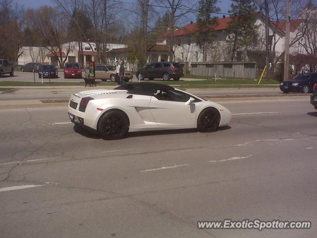 Lamborghini Gallardo spotted in Ancaster, Canada