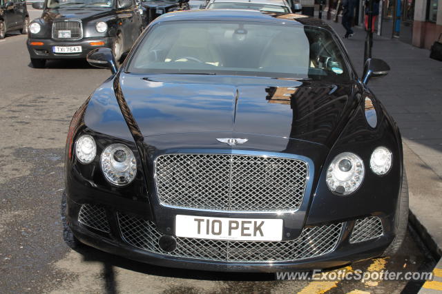 Bentley Continental spotted in Glasgow, United Kingdom