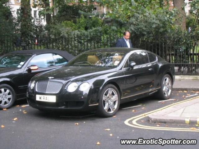 Bentley Continental spotted in London, United Kingdom