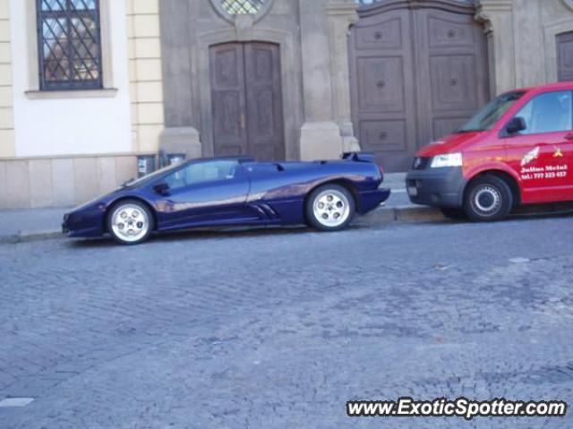 Lamborghini Diablo spotted in Brno, Czech Republic