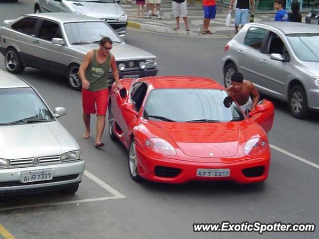 Ferrari 360 Modena spotted in Florianópolis, Brazil