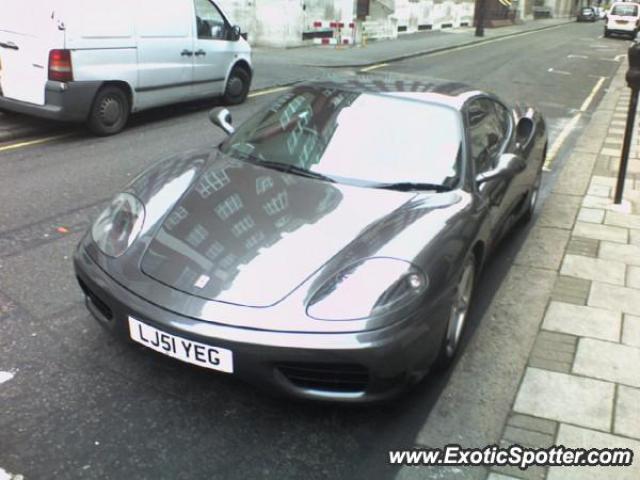 Ferrari 360 Modena spotted in London, United Kingdom