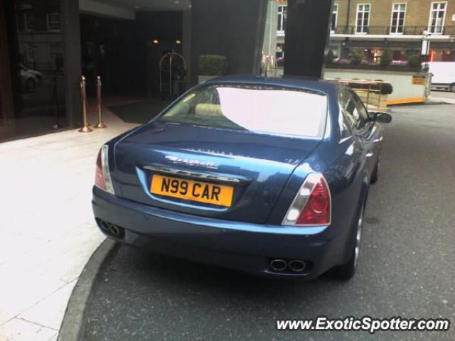 Maserati Quattroporte spotted in London, United Kingdom