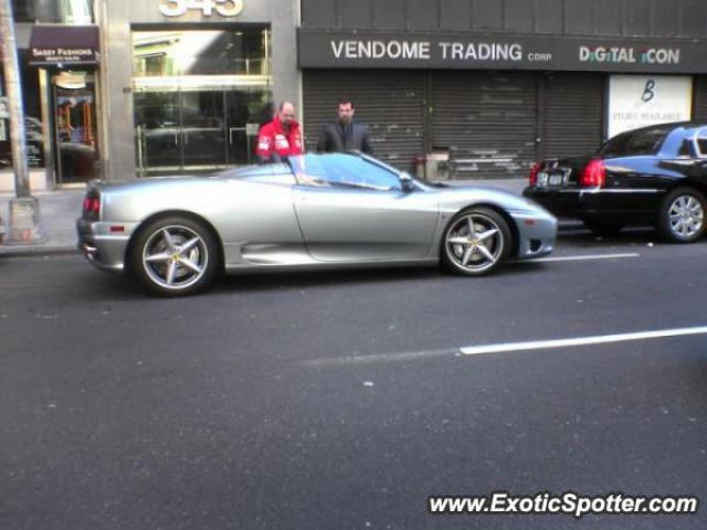 Ferrari 360 Modena spotted in New York, New York