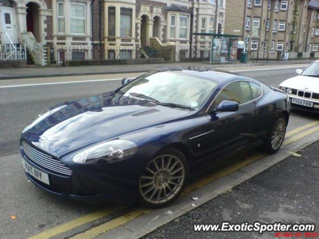 Aston Martin DB9 spotted in Cardiff, United Kingdom