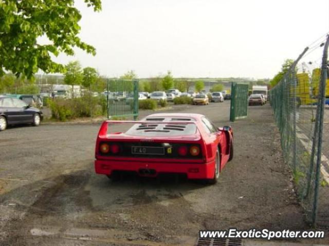 Ferrari F40 spotted in Magny Cours, France