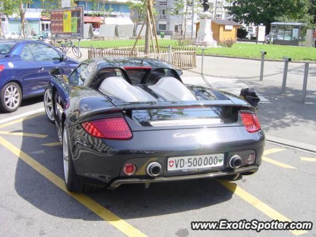 Porsche Carrera GT spotted in Geneva, Switzerland