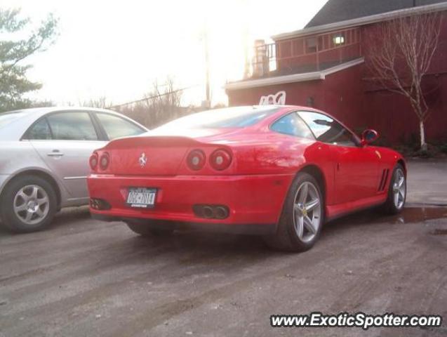 Ferrari 575M spotted in New Milford, Connecticut