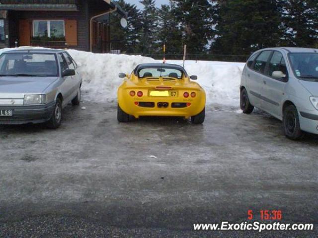 Lotus Elise spotted in Schnepfenried, France