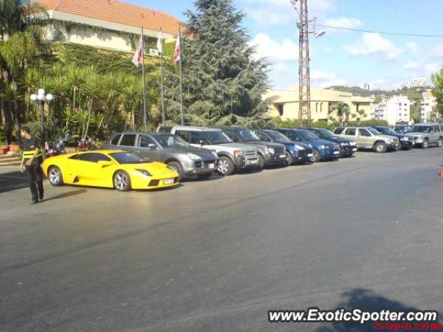 Lamborghini Murcielago spotted in Broumana, Lebanon