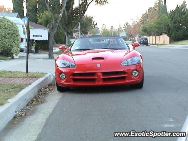 Dodge Viper spotted in Irvine, California