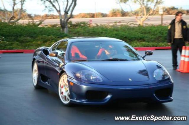 Ferrari 360 Modena spotted in Newport Beach, California