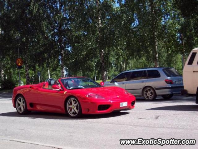 Ferrari 360 Modena spotted in Pitea, Sweden