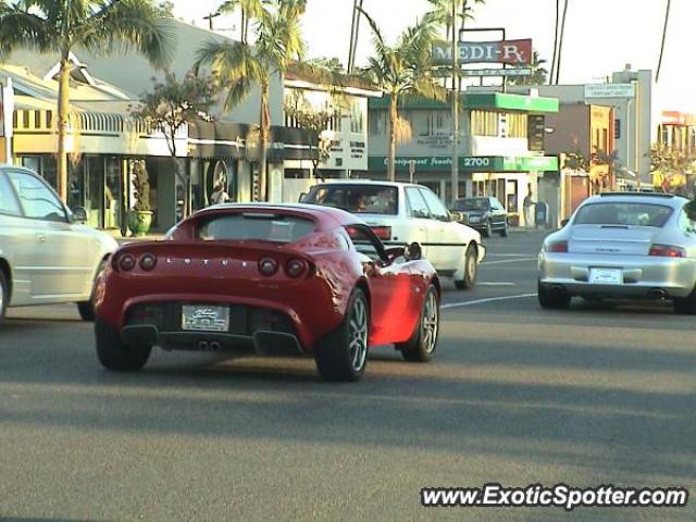 Lotus Elise spotted in Newport, California