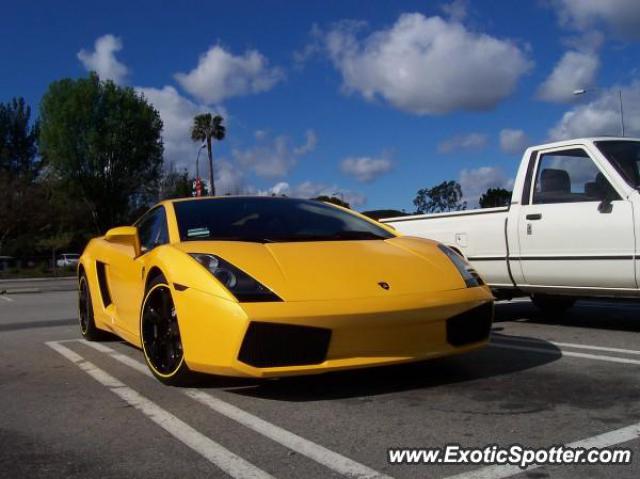 Lamborghini Gallardo spotted in Calabasas, California