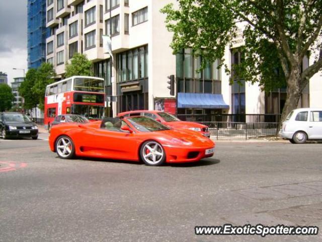 Ferrari 360 Modena spotted in London, United Kingdom