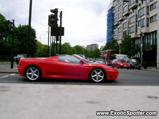 Ferrari 360 Modena spotted in London, United Kingdom