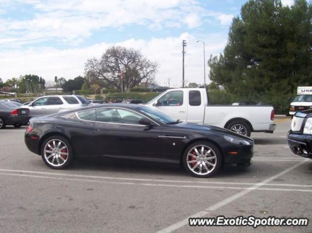 Aston Martin DB9 spotted in Calabasas, California