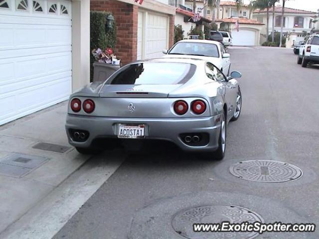 Ferrari 360 Modena spotted in Baboa Beach, California