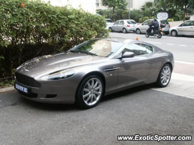 Aston Martin DB9 spotted in San Marino, Monaco