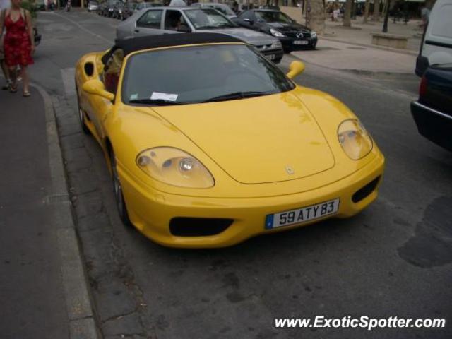 Ferrari 360 Modena spotted in Saint Tropez, France