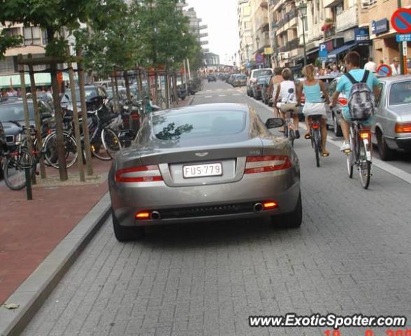 Aston Martin DB9 spotted in Knokke, Belgium