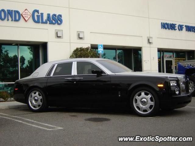 Rolls Royce Phantom spotted in Irvine, California