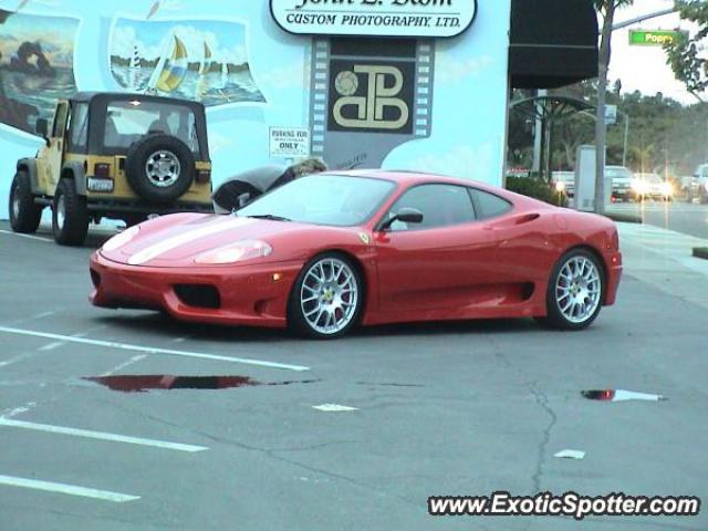 Ferrari 360 Modena spotted in Newport Beach, California