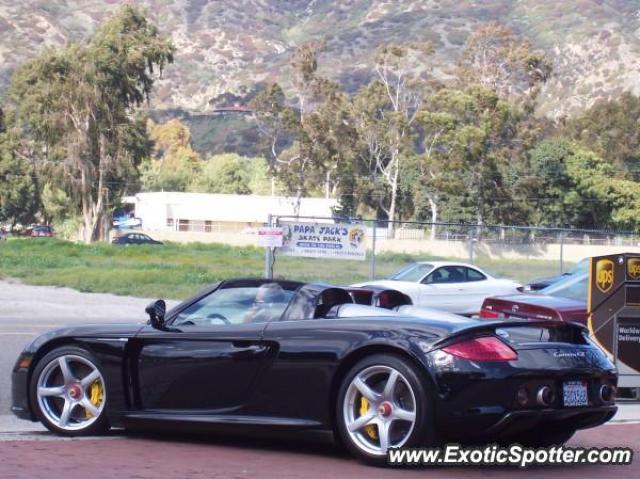 Porsche Carrera GT spotted in Malibu, California