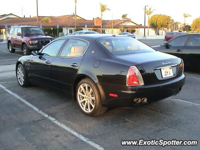 Maserati Quattroporte spotted in Baboa Beach, California