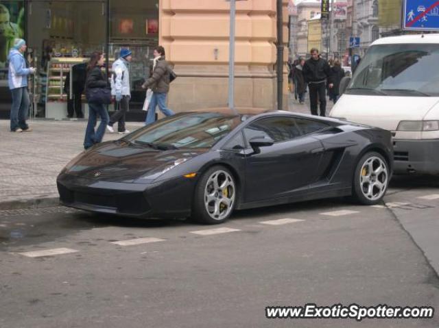 Lamborghini Gallardo spotted in Prague, Czech Republic