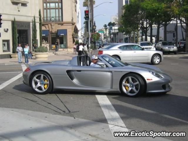 Porsche Carrera GT spotted in Beverly hills, California