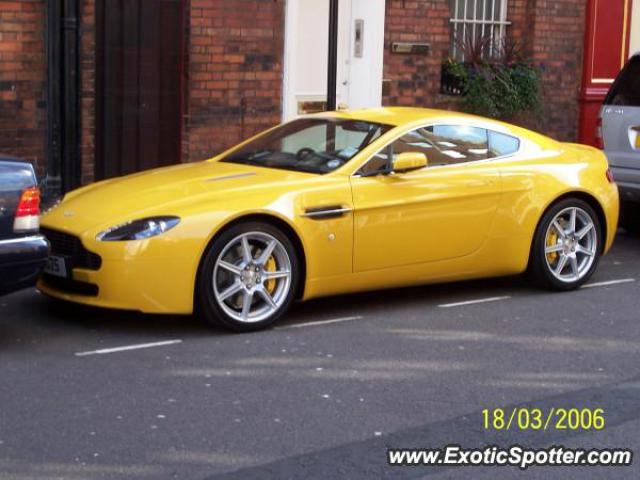 Aston Martin Vantage spotted in Park Lane area, United Kingdom