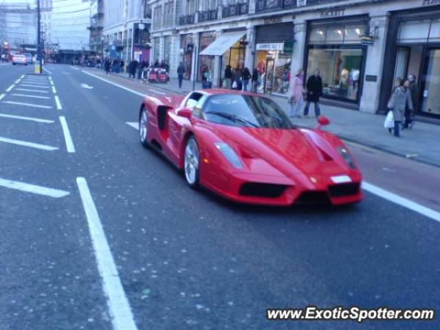 Ferrari Enzo spotted in London, United Kingdom