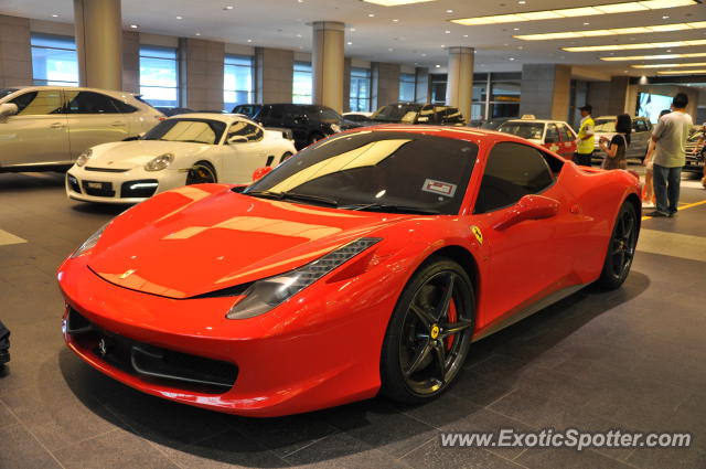 Ferrari 458 Italia spotted in Bukit Bintang KL, Malaysia