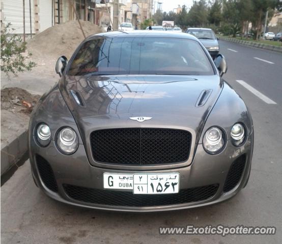 Bentley Continental spotted in Mashhad, Iran