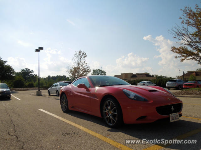 Ferrari California spotted in Deer Park, Illinois