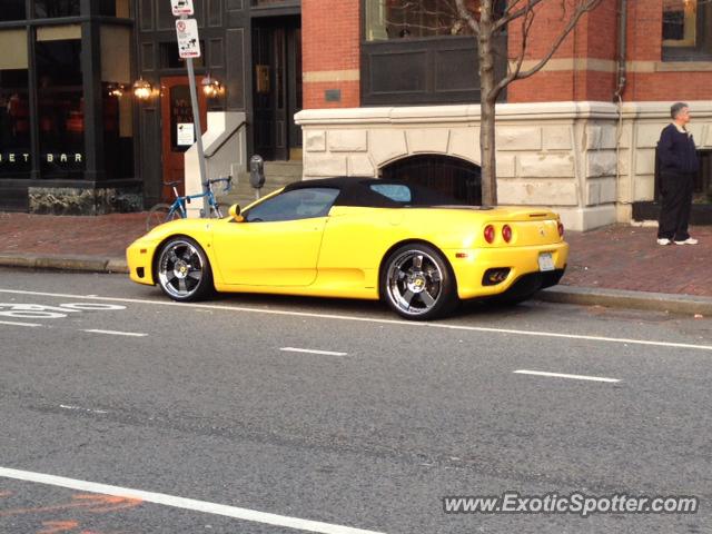 Ferrari 360 Modena spotted in Boston, Massachusetts