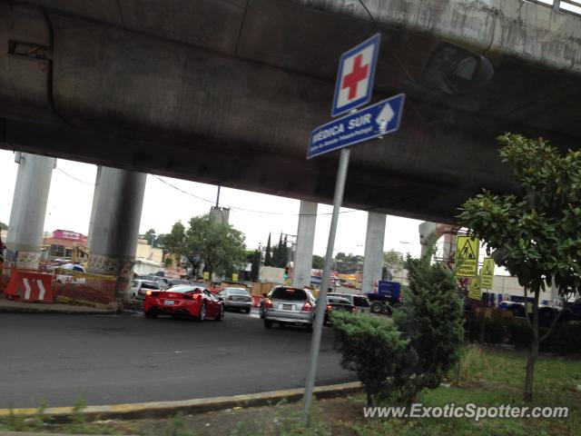 Ferrari 458 Italia spotted in Mexico City, Mexico