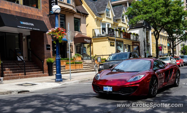 Mclaren MP4-12C spotted in Toronto, Canada