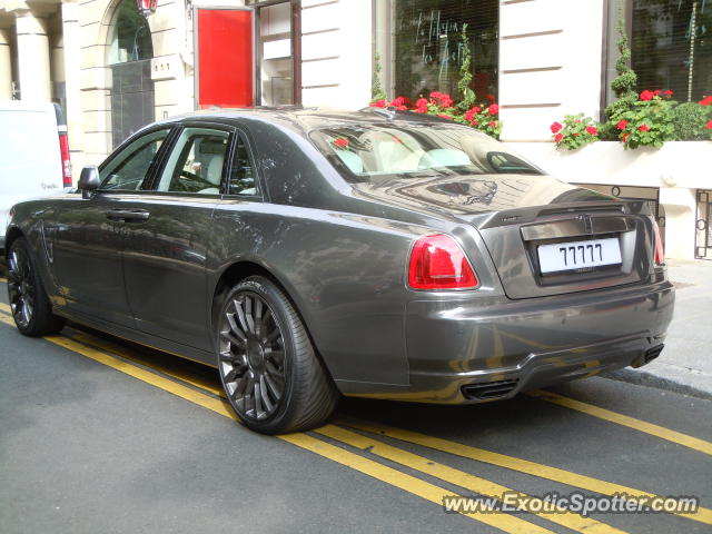 Rolls Royce Ghost spotted in Paris, France