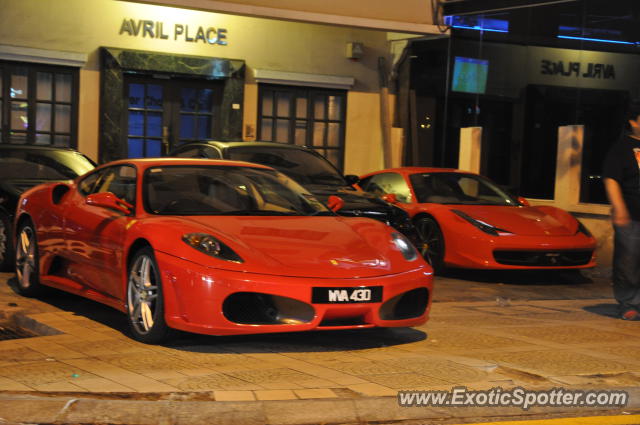 Ferrari F430 spotted in Bukit Bintang KL, Malaysia