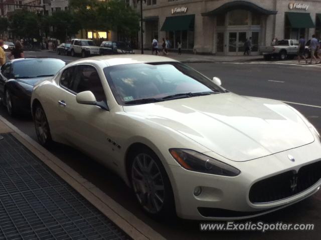 Maserati GranTurismo spotted in Boston, Massachusetts