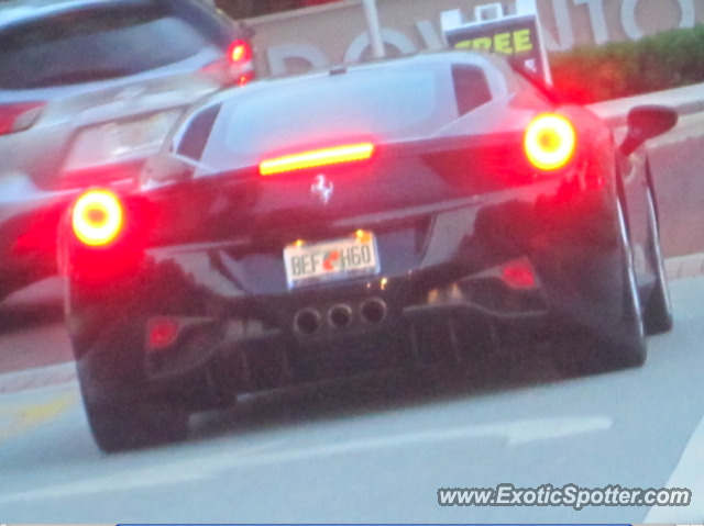 Ferrari 458 Italia spotted in Palm Beach, Florida